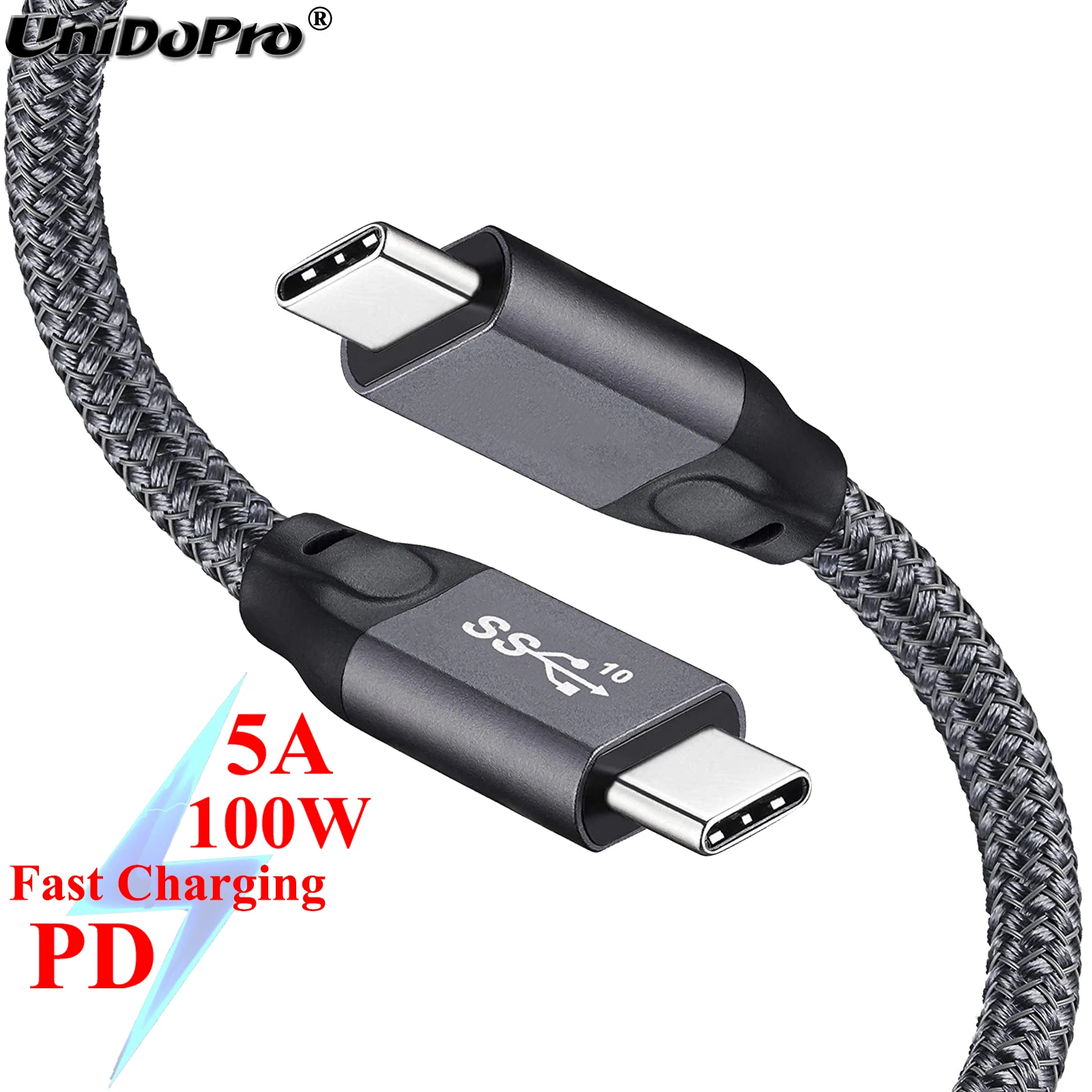 

USB 3.1 Gen2 [10Gpbs E-Marker] Type-C to C Cable for Samsung Galaxy S10 S10e S10+ S9 S8 Note 10 9 8 Tab S6 S5e S4 S3 Fold View2