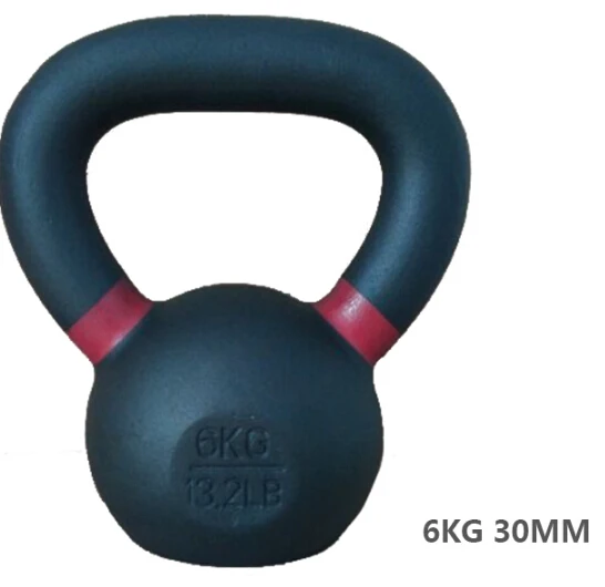 

6 Electrostatic Spraying Kettle Bell Professional Fitness Lifting Dumbbell High-Grade Exercise Training Equipment