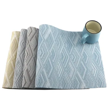 

6pcs/set pvc placemat dining table mats set de table bowl pad napkin dining table tray mat coasters kids table set