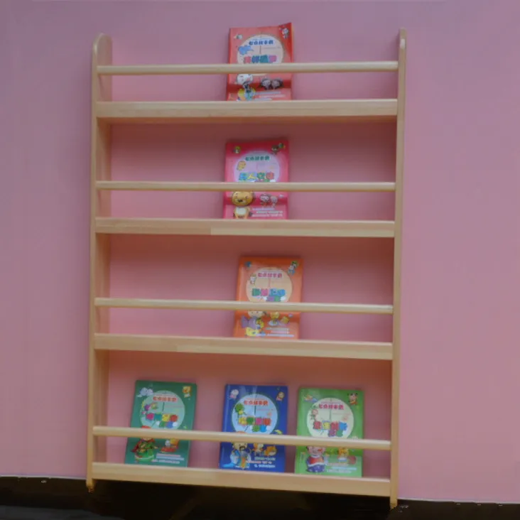 安い子供の創造的な壁新聞棚の木の棚ラックマガジンラックブックシェルフ本棚子供の壁の絵 Shelf Plant Shelf Setbookcase Aliexpress