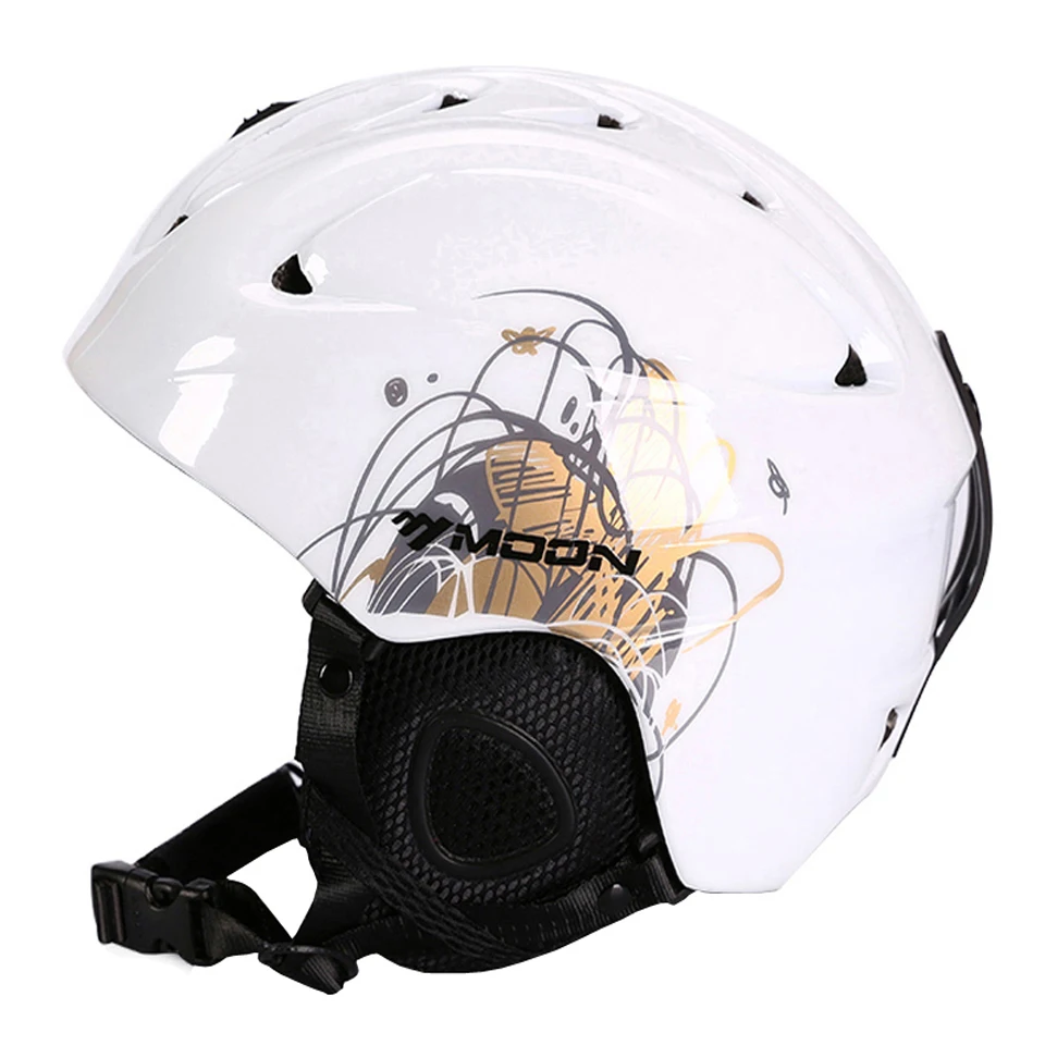 القمر خوذة تزلج خفيفة المتطرفة الرياضة الثلوج التزلج على الجليد خوذة التزلج حجم 52-64 سنتيمتر المواد PC + EPS القمر خوذة تزلج خفيفة المتطرفة الرياضة الثلوج التزلج على الجليد خوذة التزلج حجم 52-64 سنتيمتر المواد PC + EPS