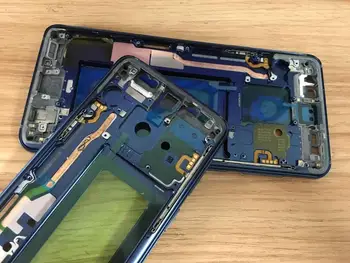 

5pcs Ekvinor Middle Frame Housing For Samsung Galaxy S9 G960F S9 Plus G965F Middle Chassis Plate with Small P