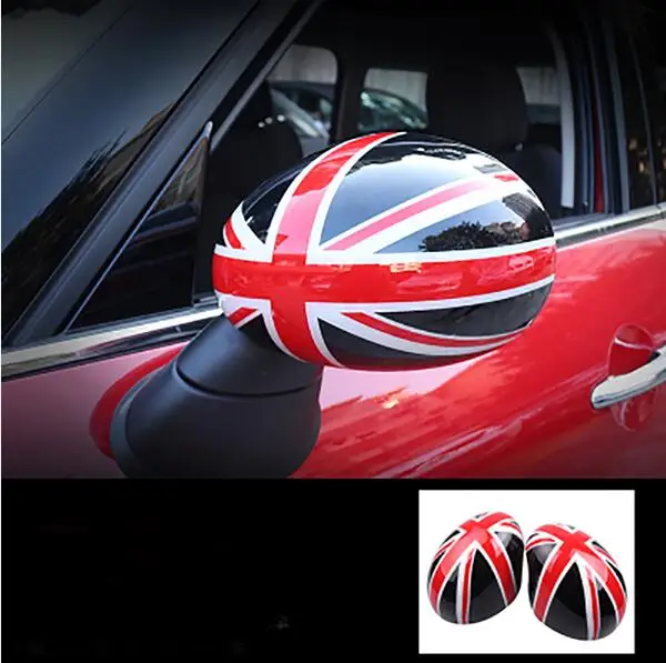 Для BMW Mini Cooper One S JCW F56 F55 Union Jack Дверь Зеркало заднего вида наклейки 2 шт. автомобиль-Стайлинг украшения аксессуары - Цвет: Style 10