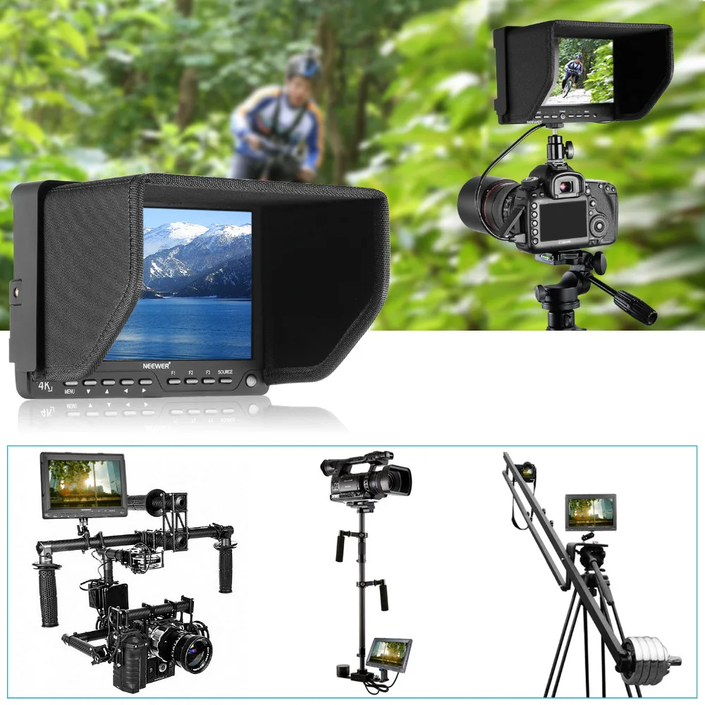 Neewer NW S7 7 дюймов 4 K HD Камера поле монитор Комплект для Sony Canon Nikon Olympus Pentax 1920X1200 ips