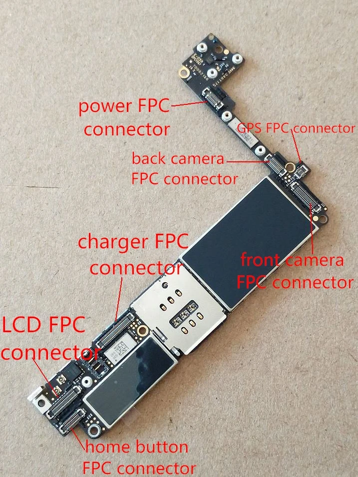 5 компл./лот для iPhone 7 7G 4 зарядное устройство передней и задней камеры ЖК/сенсорная