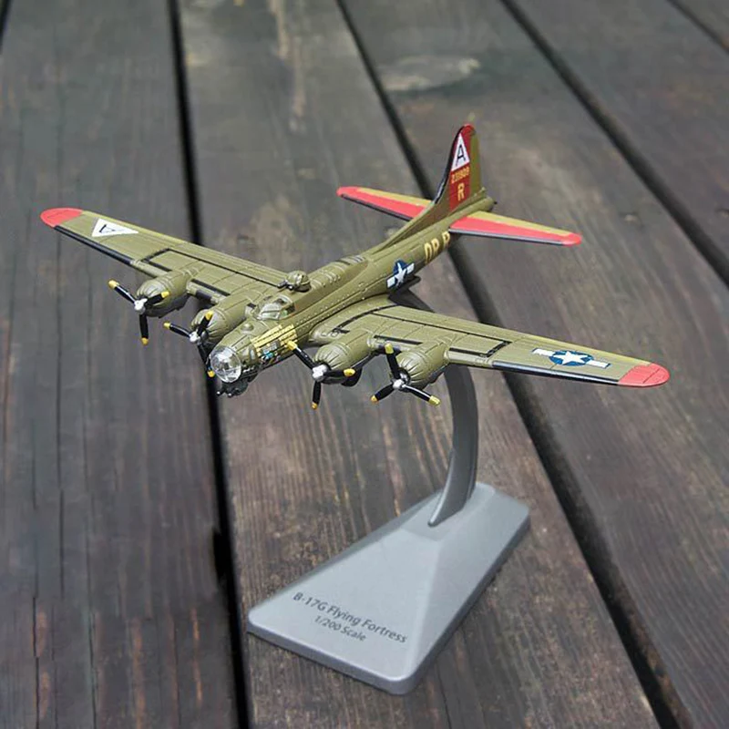 Военная Униформа сплав модель самолета взрыв самолет Boeing B 17 Fly крепость Второй