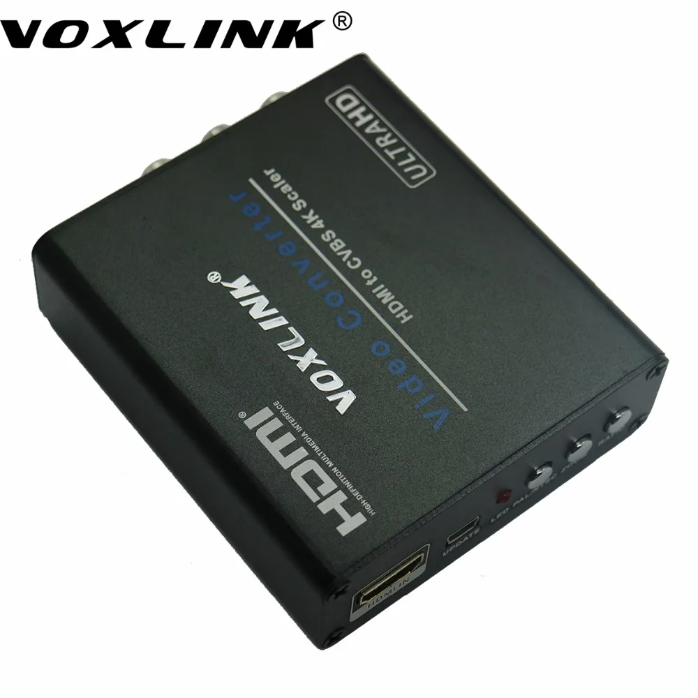 1080 P HD Video Converter 4 К * 2 HDMI AV CVBS RCA аудио видео скейлер конвертера для HDTV PS проектор|hd