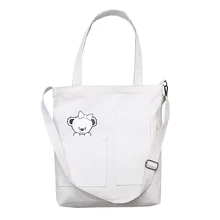 Женская парусиновая сумка с принтом медведя, Женская Повседневная сумка на плечо, складные сумки для покупок, пляжная сумка, женские сумочки, сумки через плечо