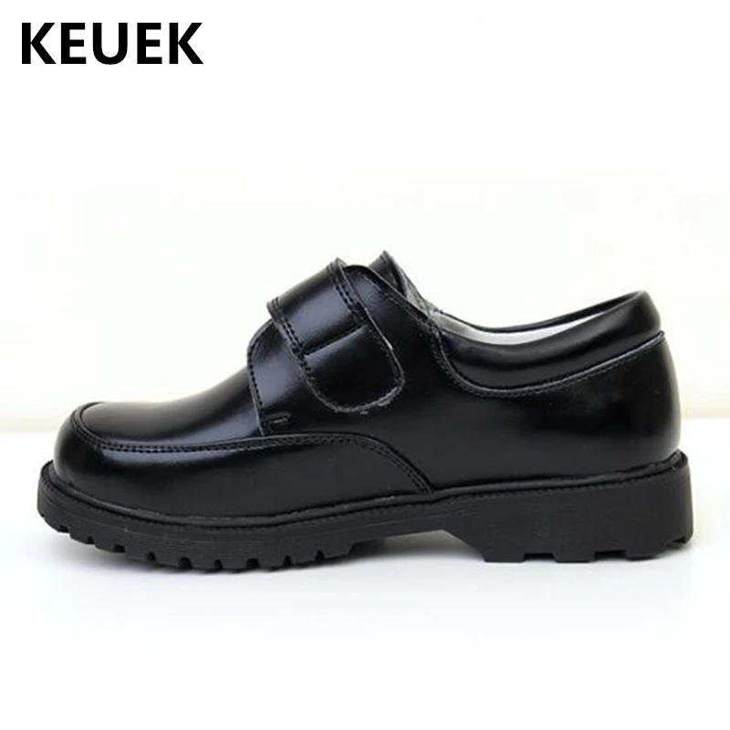 boys black loafers