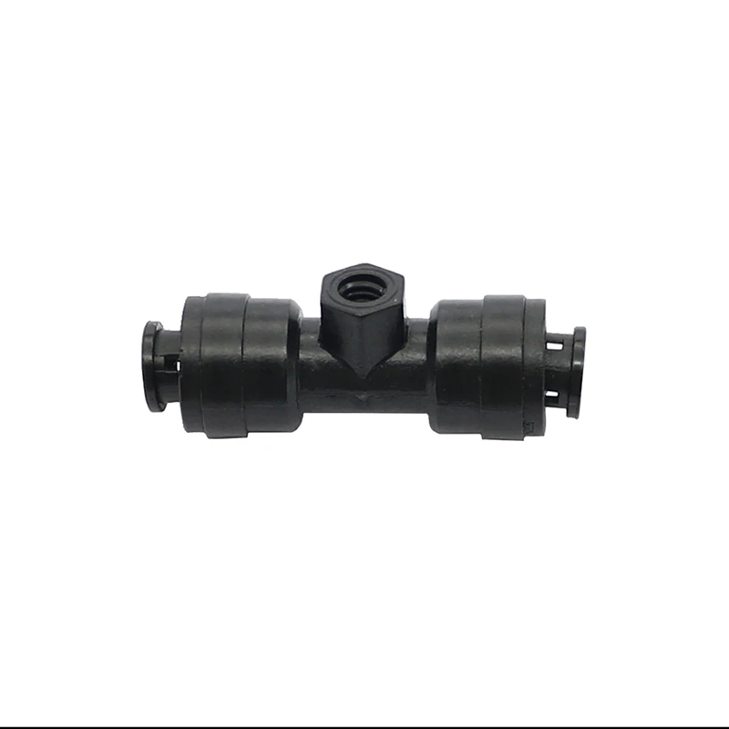 

1/4" Tube OD Plastic Slip Lock Tees (Quick Connect) Misting Nozzle Greenhouse Drip Irrigation Fittings Hose Connector 20 Pcs