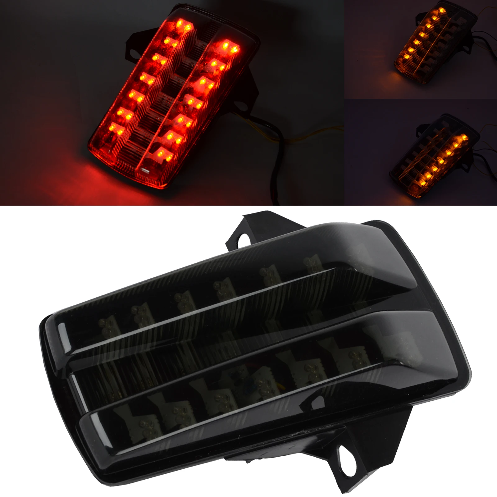 MAYITR Durable Smoke LED Tail Light Signal Integrated font b Lamp b font for Suzuki SV