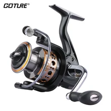 Goture Metal Spool Fishing Reels Spinning Reel Coil Max Drag 10kg Right/Left Hand Carp Wheel 1000 2000 3000 4000 7000 Series