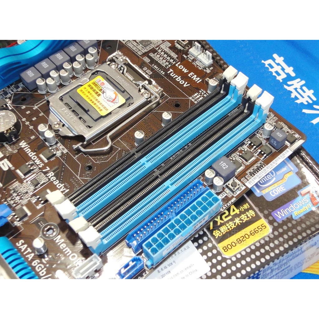 LGA 1155 для ASUS P8P67 LE Оригинальное ASUS P8 P67 32nm материнская плата по стандарту ATX DDR3 USB3.0 32 Гб компьютер P8P67LE P8P67-LE плата Б/у