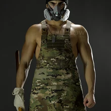 Новинка унисекс тактические мульти-карманы рабочие Pinafore Камуфляж Военный Открытый быстрый выпуск живопись садовый фартук