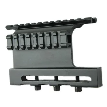 

Funpowerland Tactical AK Series Picatinny Rail Side Mount System Rifle Quick Detachable Double-Rail Side Mount
