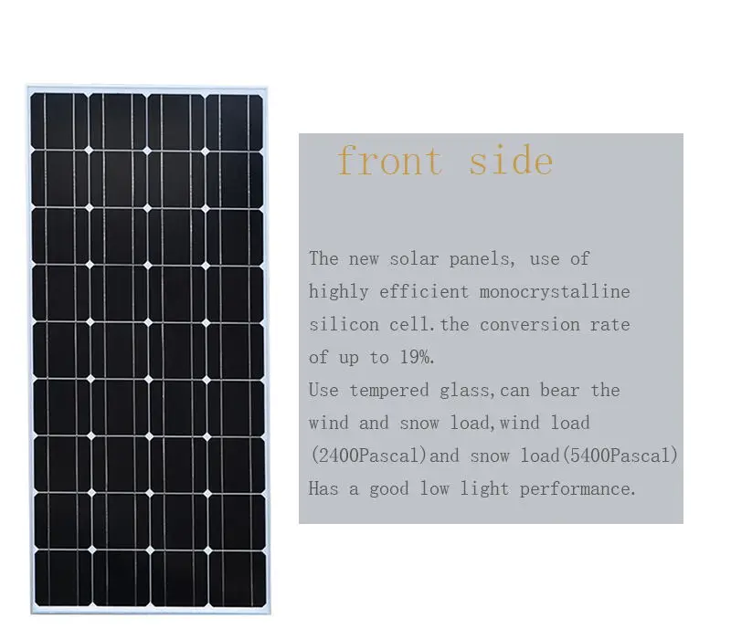 solar panel charger 100w