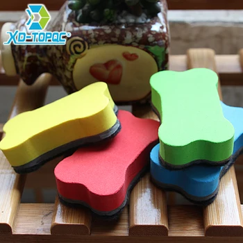 

4pcs/lot New Lovely Bones Magnetic Whiteboard Eraser Magnetic Eraser Cleaner Blackboard Accessories Free Shipping
