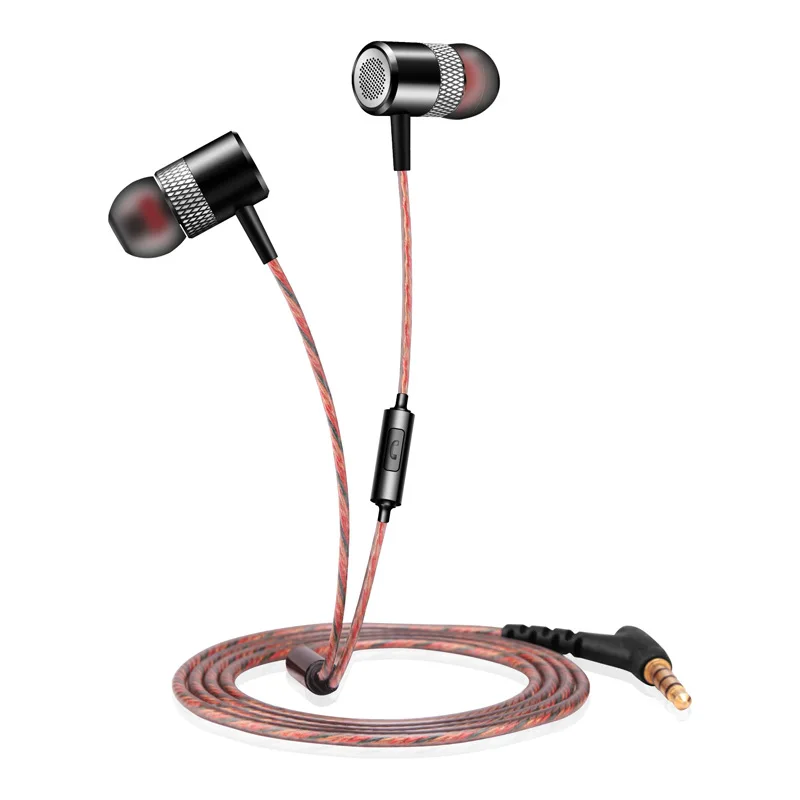 In Ear Earphone Metal Heavy Bass Sound Quality Music Earphone Sport ...