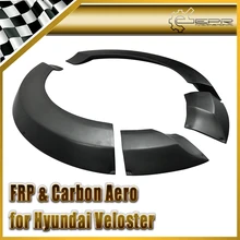 Автомобиль-стиль FRP Стекловолокна Lordpower Широкий Тела Заднее Крыло Для Hyundai Veloster (Нужно широкий Передний Бампер)