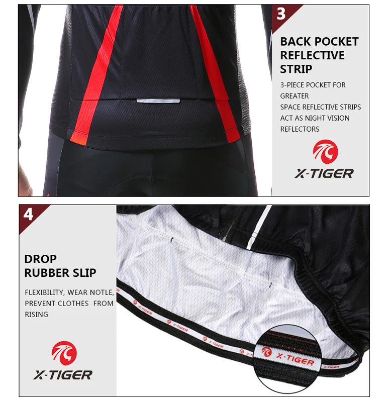 X-Tiger Pro, велосипедная футболка с длинным рукавом, MTB, велосипедная одежда, велосипедная спортивная одежда, комплект одежды, Майо Roupa Ropa Ciclismo для мужчин
