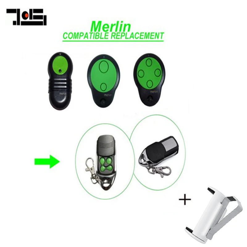

2pcs Merlin M832 M842 M844 garage door 230t 430r Compatible RF Radio Controller /Handsender remote control free shipping