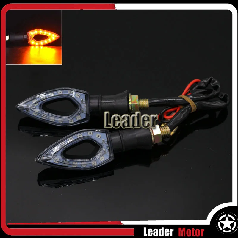 

For YAMAHA YZF R1 YZF-R1 R6 R3 R125 R25 XJR1300 Waterproof 12 V LED Turn Signal Indicator Flashers Amber Lights Blinker Lights