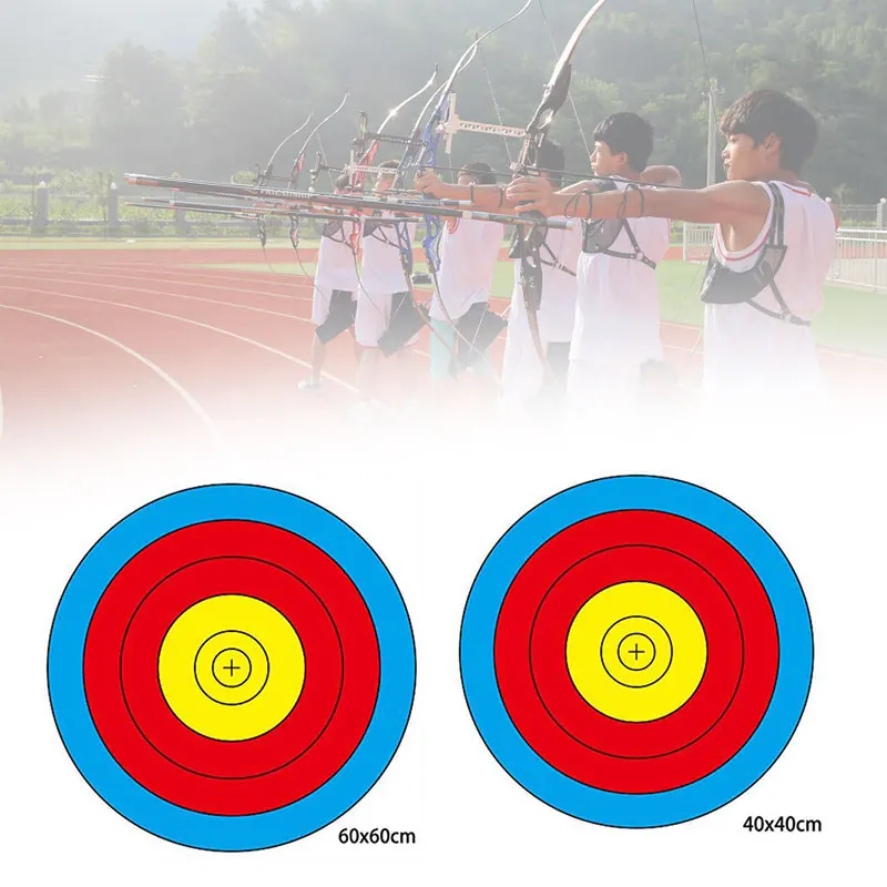 Shooting Target Paper Archery Targets 60*60CM Colorful Outdoor Sports Hunting Accessories Bow Arrow Gauge Profession Full Ring