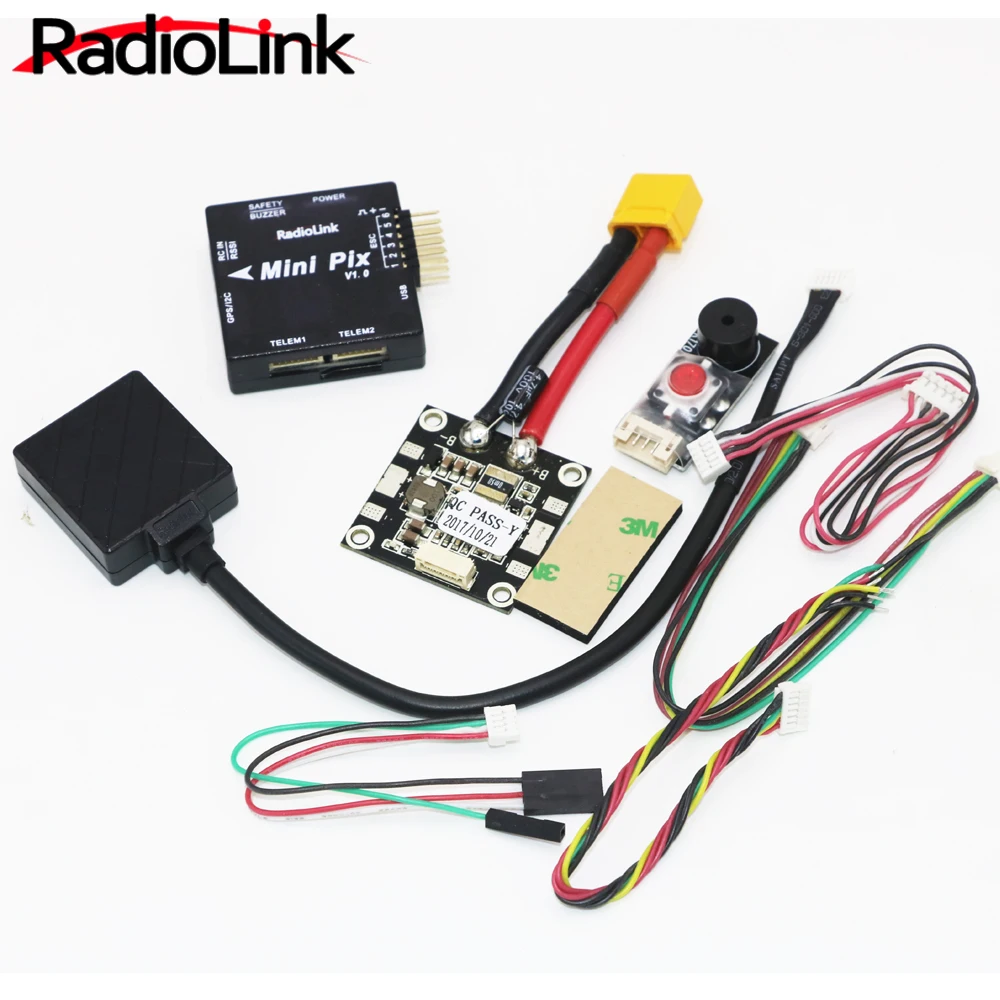 Radiolink Mini PIX и Mini M8N gps контроль полета Вибрация Демпфирование программным обеспечением Attitude удержание для RC Racer Дрон Квадрокоптер