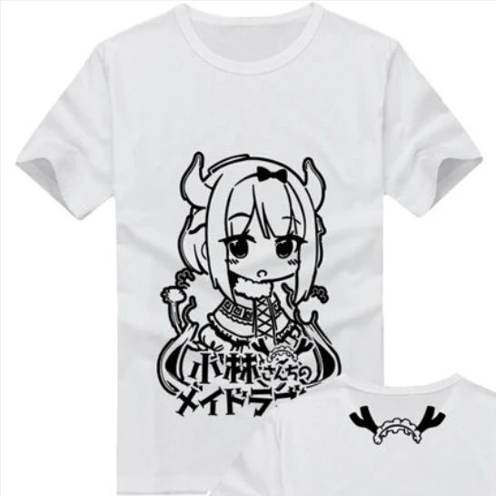 Футболка для косплея Kobayashi san Chi no Maid Dragon футболка Miss Kobayashi's Thor Kanna мужские