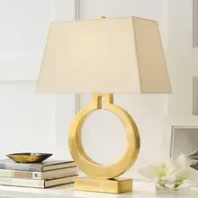 Золотая настольная лампа для спальни, Современная прикроватная лампа для гостиной, пульт дистанционного управления, переключатель с регулируемой яркостью
