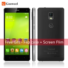 Free Gift-Flip case Gooweel M13 Plus 4G Smartphone Android 5.1 mobile phone Quad Core 5.0" HD screen 8MP GPS cell phone(China (Mainland))