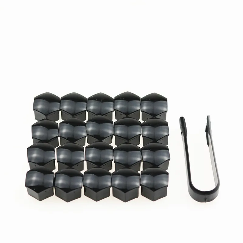 6 color 20Pcs 17mm Car Styling plastic Wheel Nuts Cover Bolt Caps