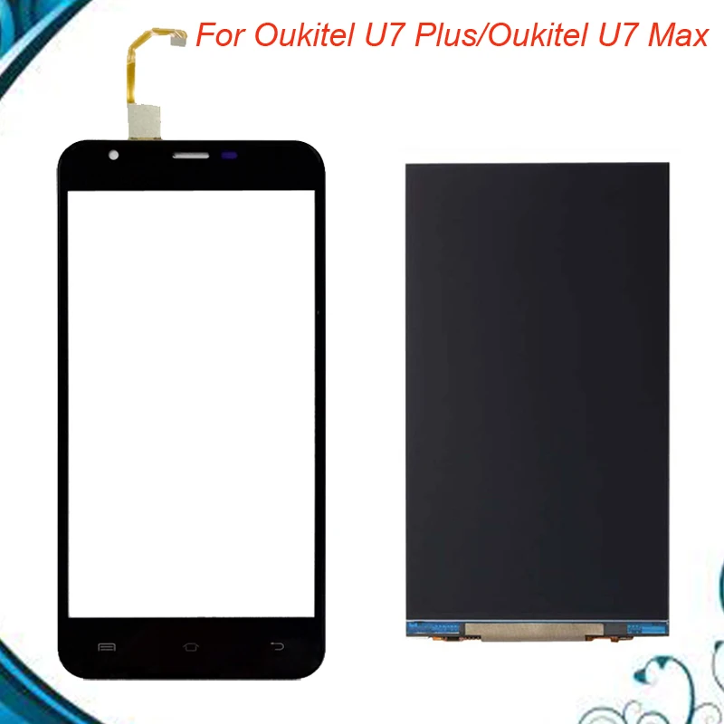 

100% Tested OK For Oukitel U7 Max / Oukitel U7 Plus LCD Display and Touch Screen 5.5 '' Mobile Phone Accessories IN Stock