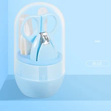 Горячая 4 шт./компл. для младенцев Уход за ногтями Маникюр Триммер для собак машинки для стрижки с мультяшным рисунком красивая коробка для хранения уход за детскими ногтями Набор