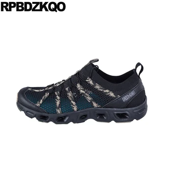 

waterproof shoes brand famous slip resistant summer walking 11 breathable water casual 2018 big size black men lace up flats