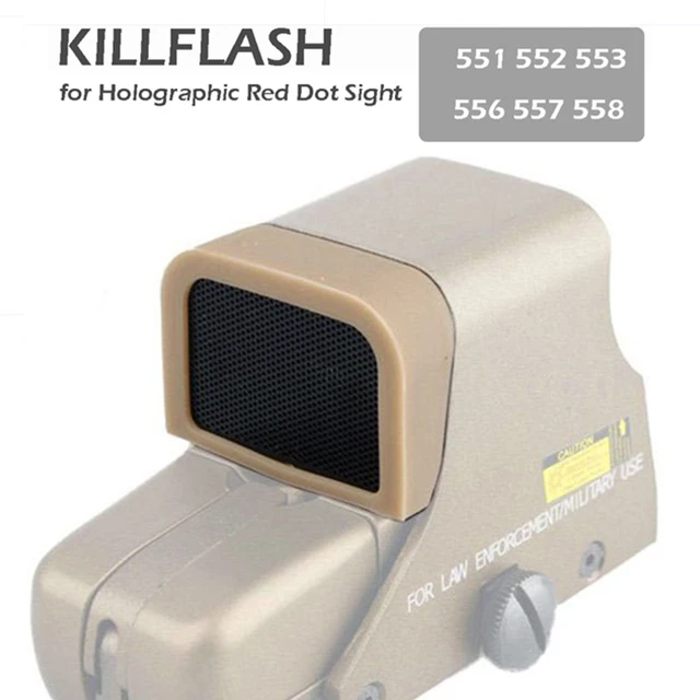 Cubierta protectora Killflash para 551 552 553 556 557 558 vista holográfica Killflash cubierta protectora accesorios de caza - Imagen 5