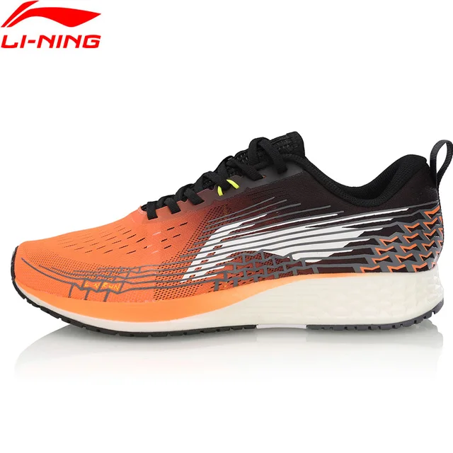 US $38.19 LiNing Men BASIC RACING SHOES Running Shoes Light Weight Marathon LiNing Breathable Sport Shoes Sn