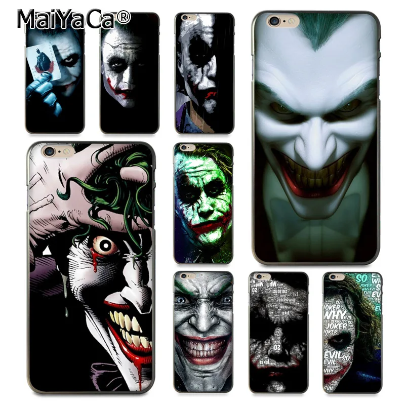MaiYaCa The Joker Black lovely Phone Accessories Case for Apple iPhone 8 7 6 6S Plus X 5 5S SE 5C Cellphones MaiYaCa The Joker Black lovely Phone Accessories Case for Apple iPhone 8 7 6 6S Plus X 5 5S SE 5C Cellphones