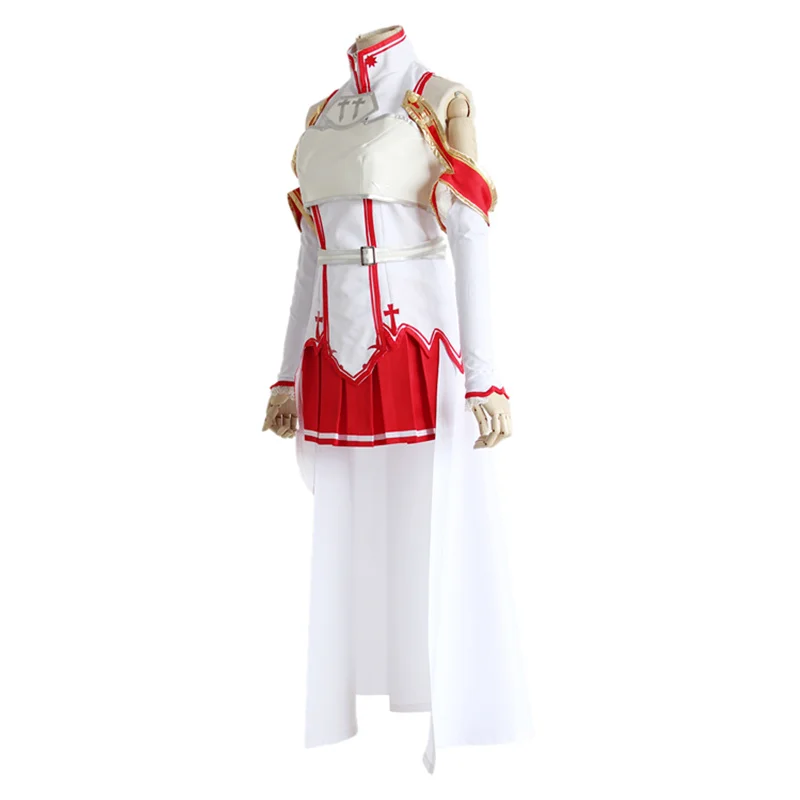 Аниме Sword Art Online (SAO) Юки костюм Asuna для косплея (костюмированных игр) костюмы