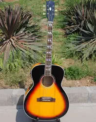 Бесплатная доставка Sunburst J200 акустической гитары, Фишман EQ акустической гитары