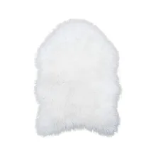 Высокое качество, 3 цвета, мягкий искусственный Комфортный коврик из овчины, коврик для ковра, противоскользящий чехол для стула, дивана, для декора спальни