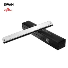 Swan SW24HX 24 Sets Chord Harmonica In Gift Box Accompaniment Musical Instrument Woodwind 24 Groups Orchestral Harmonica Harps