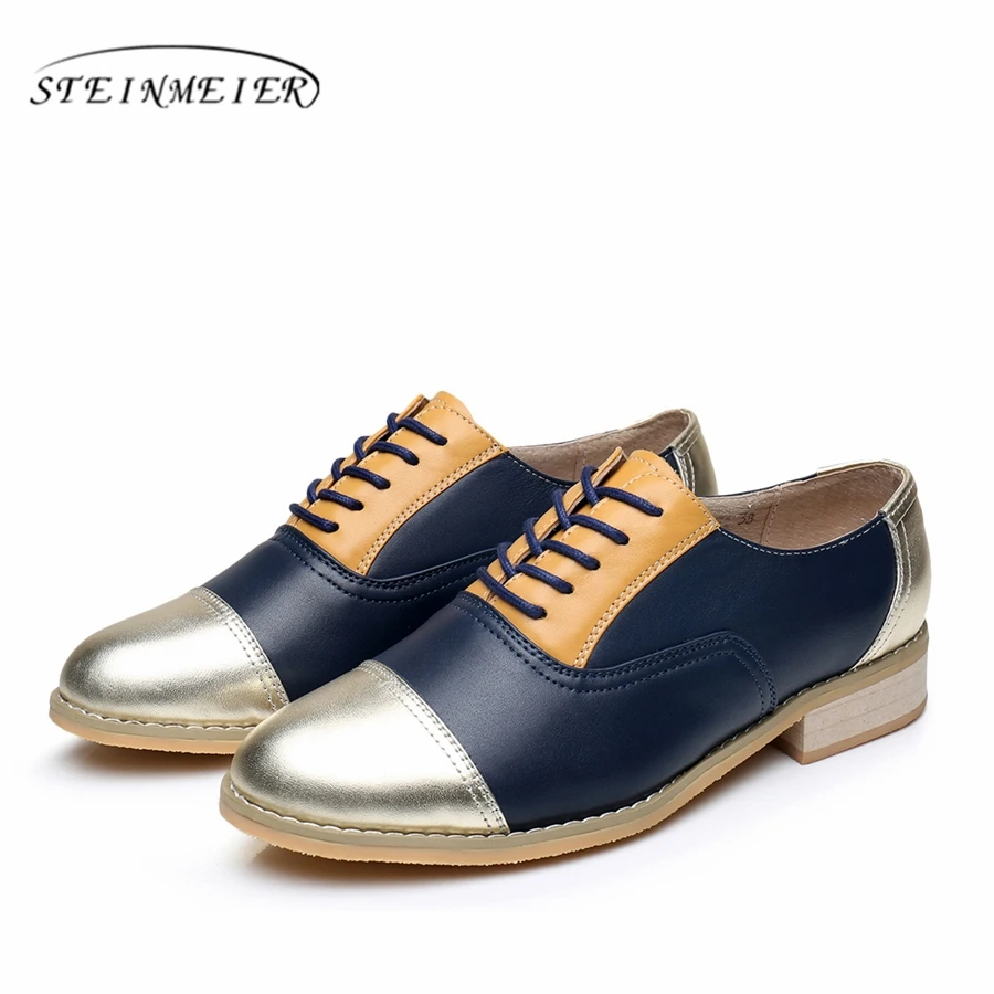 Женские оксфорды Весенняя обувь Лоферы из натуральной кожи для женщин кроссовки