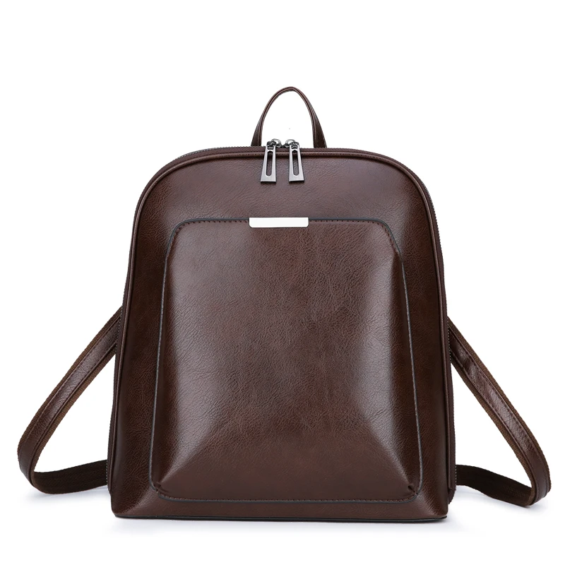 

Vintage Backpack Female Brand Leather Women's Backpack Large Capacity School Bag for Girls Leisure Shoulder Bags for Women 2018