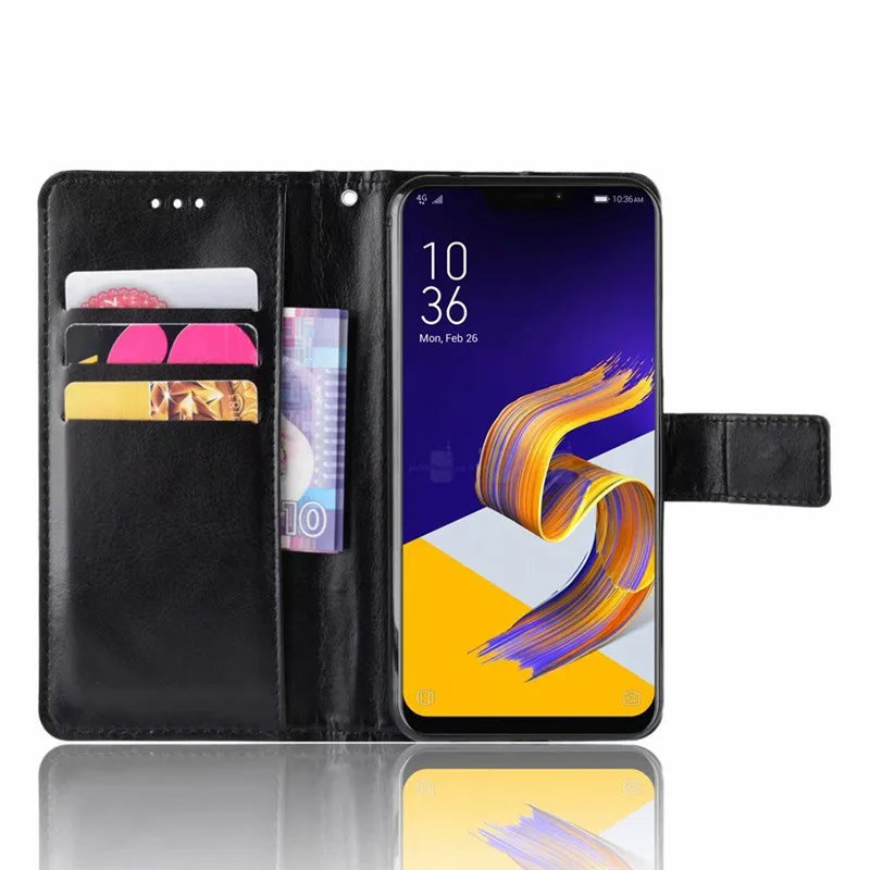 Чехол для Asus ZenFone 5 ZE620KL чехол X00QD 6 2 дюйма кожаный телефона Zenfone 5Z ZS620KL ZE ZE620