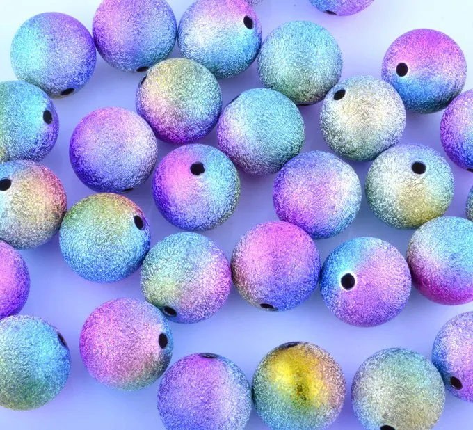 

Free Shipping Multicolor Stardust Acrylic Round Ball Spacer Beads 4 6 8 10 12 14 16 MM Pick Size For Jewelry Making BC0051