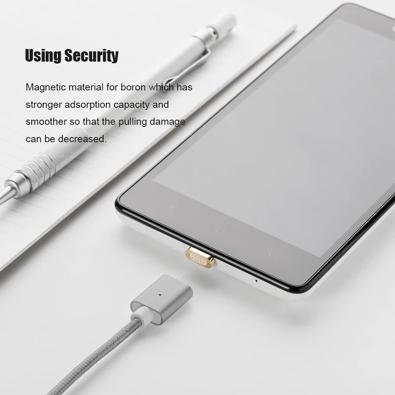 CANDYEIC USB Micro адаптеры Магнитный кабель для быстрой зарядки для Xiaomi 4 Xiaomi 3 Micro USB кабель для Xiaomi Mi4 Магнитный адаптер