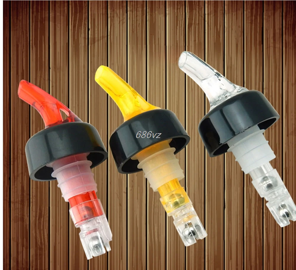 1 oz Measured Pourer Whisky Liquor Pour Free Flow Spout Wine Bar