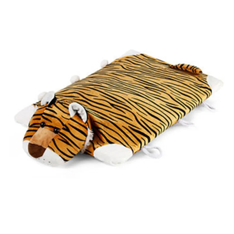 Подушка Pet-Puppy Panda латекс подушка с чехлом-подушка в форме животного кукла игрушка Подарки для детей, детей, малышей - Цвет: Черный