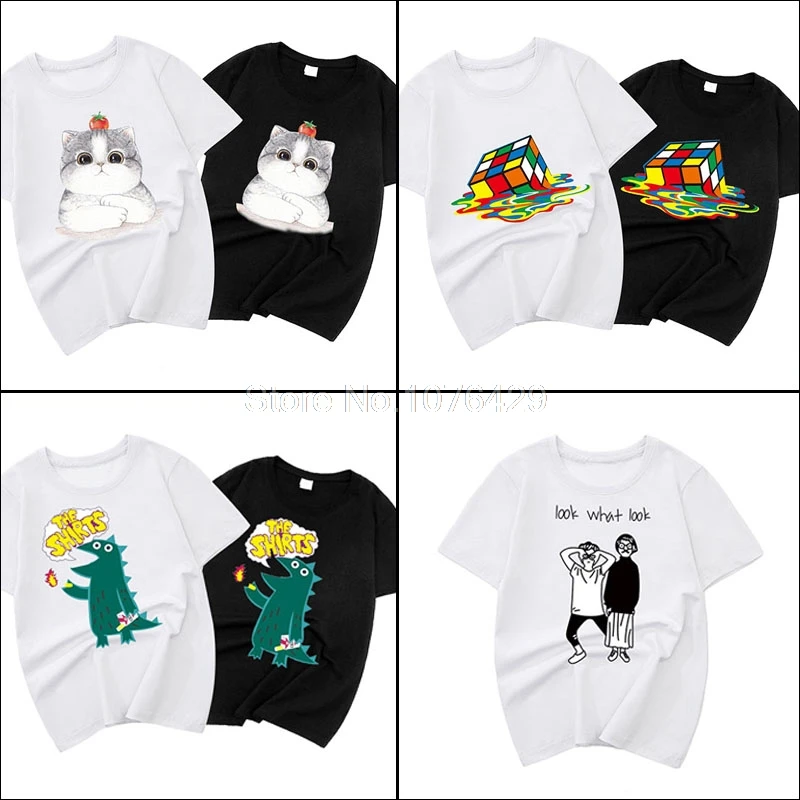 Men Women Cotton Round Neck Crew Tee Work Clothes Casual Solid Color Custom Printing Logo Short Sleeve T-shirt Tops | Дом и сад